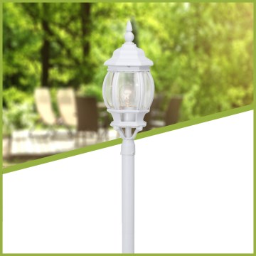 Brilliant - Λάμπα εξωτερικού χώρου ISTRIA 1xE27/60W/230V 112 cm IP23 λευκό