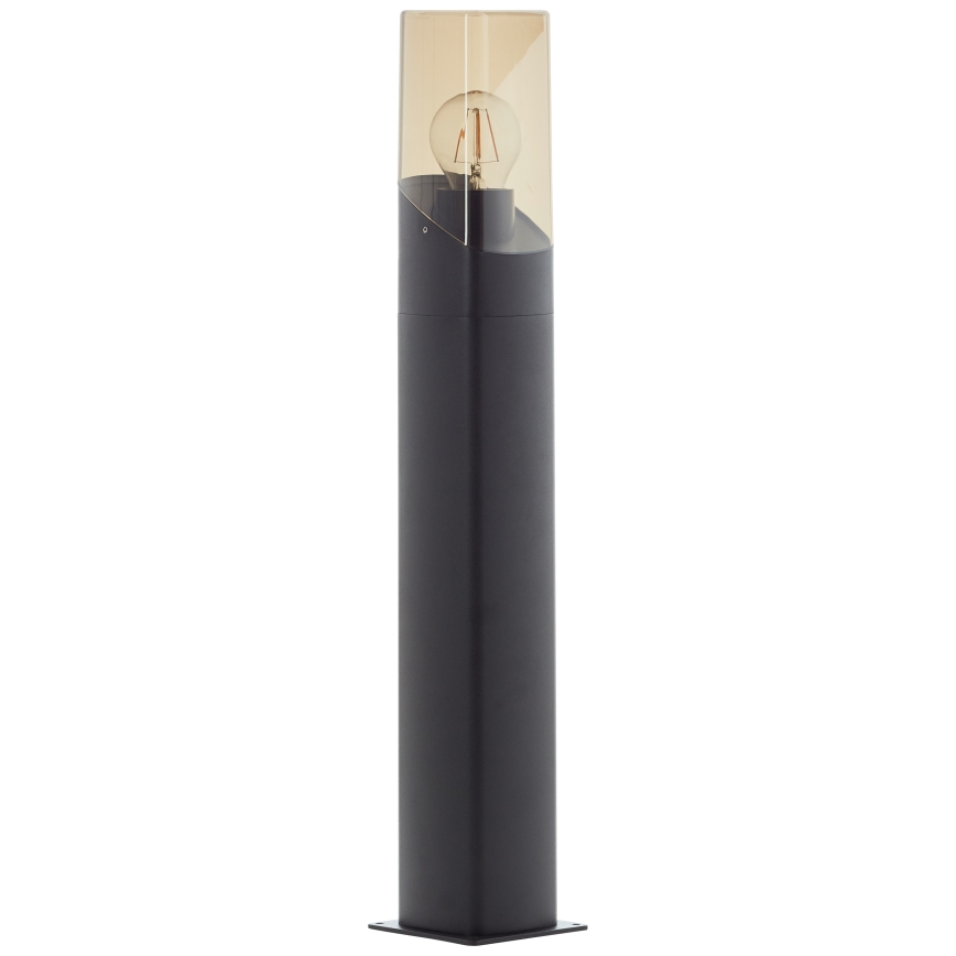 Brilliant - Λάμπα εξωτερικού χώρου MINOU 1xE27/10W/230V 60 cm IP44 μαύρο/φιμέ