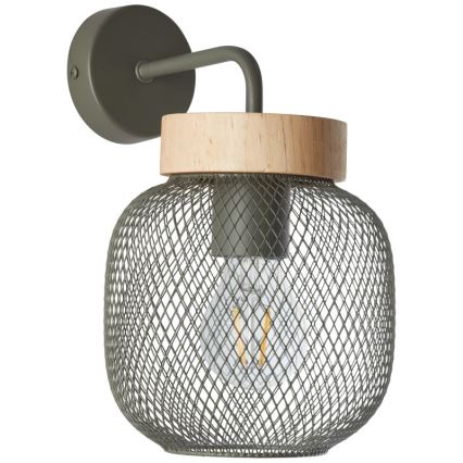 Brilliant - Λάμπα τοίχου GIADA 1xE27/40W/230V πράσινο