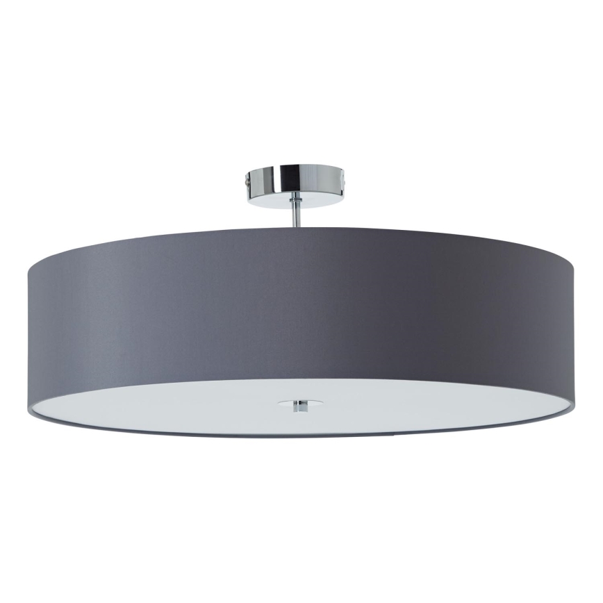 Brilliant - Πλαφονιέρα οροφής ANDRIA 3xE27/60W/230V διάμετρος 60 cm ανθρακί