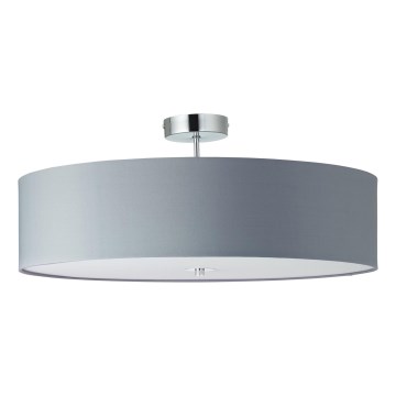 Brilliant - Πλαφονιέρα οροφής ANDRIA 3xE27/60W/230V διάμετρος 60 cm γκρι