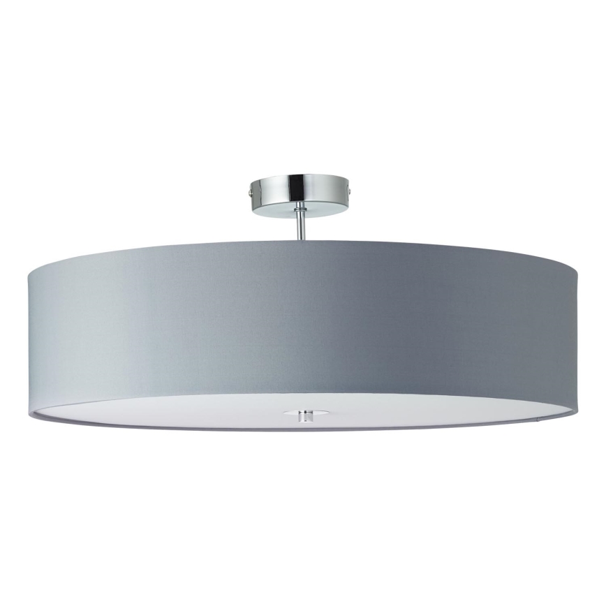 Brilliant - Πλαφονιέρα οροφής ANDRIA 3xE27/60W/230V διάμετρος 60 cm γκρι