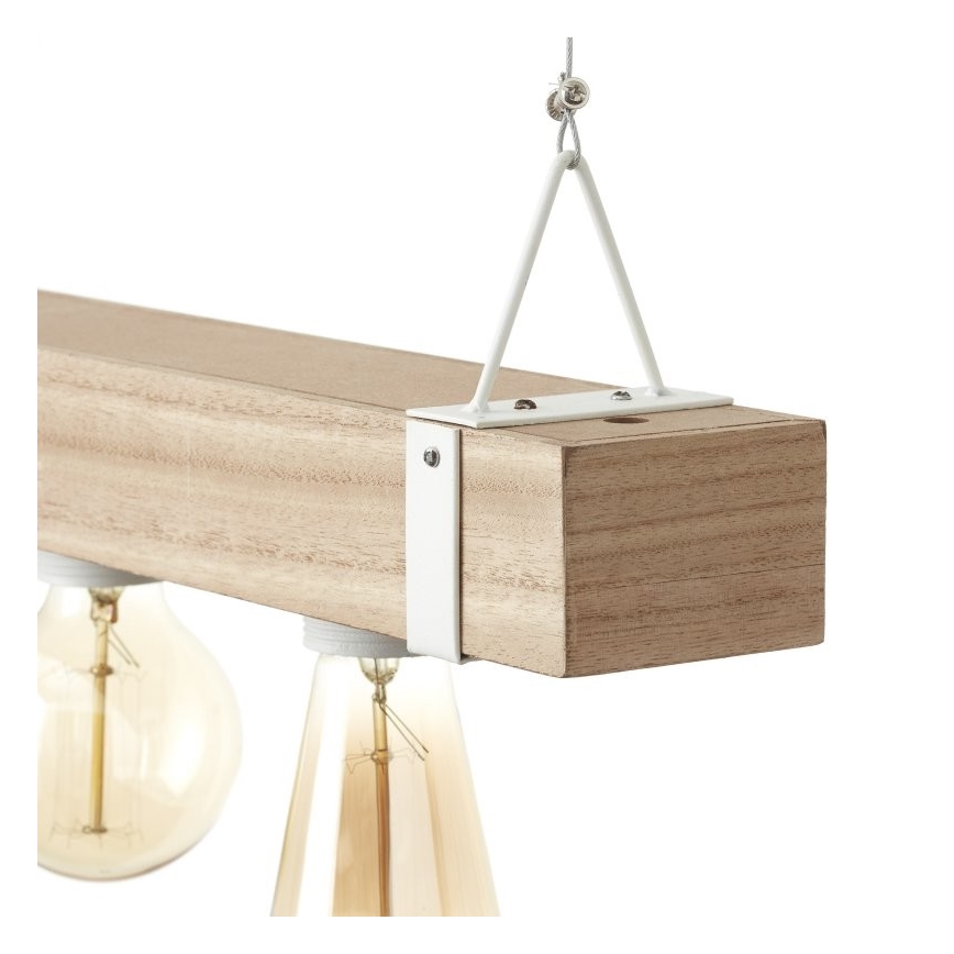 Brilliant - Πολύφωτο σε σχοινί WHITEWOOD 5xE27/30W/230V