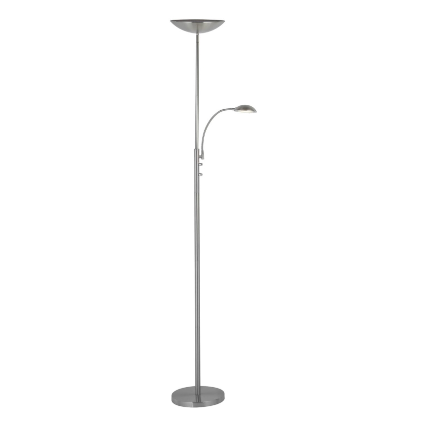 Brilliant - Ρυθμιζόμενο LED επιδαπέδιο φωτιστικό ROSANNA 2xLED/13W/230V ματ χρώμιο