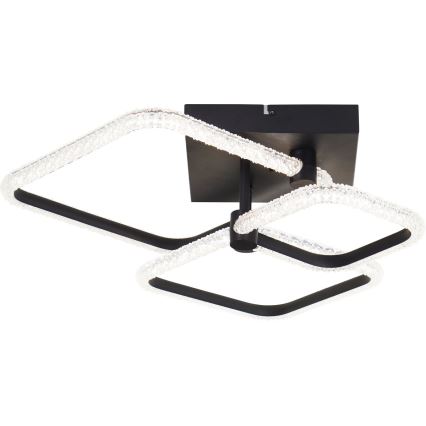Brilliant - Ρυθμιζόμενο LED φωτιστικό οροφής AYDIN LED/30W/230V 3000-6500K μαύρο + τηλεχειριστήριο