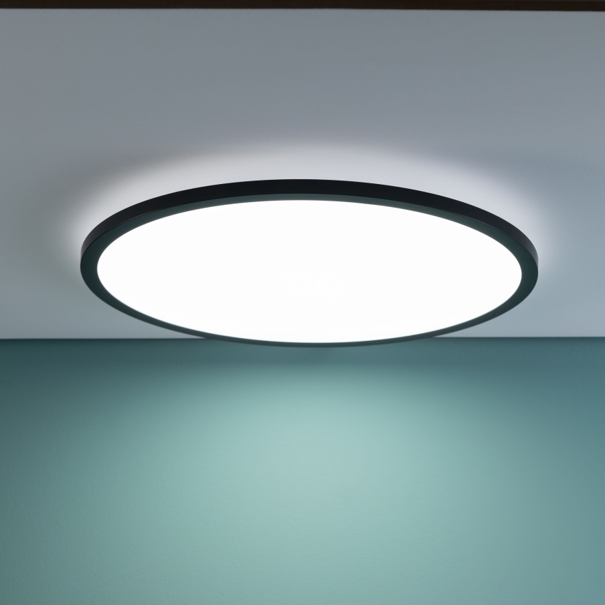 Brilliant - Ρυθμιζόμενο φωτιστικό οροφής LED TUCO LED/33W/230V 3000-6500K διάμ. 50 cm μαύρο + τηλεχειριστήριο