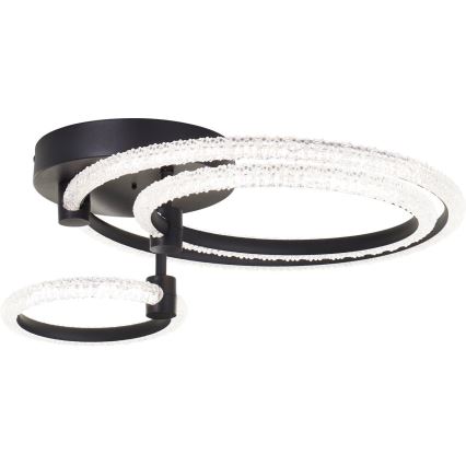 Brilliant - Ρυθμιζόμενο φωτιστικό οροφής AYDIN LED/34W/230V 3000-6500K μαύρο + τηλεχειριστήριο
