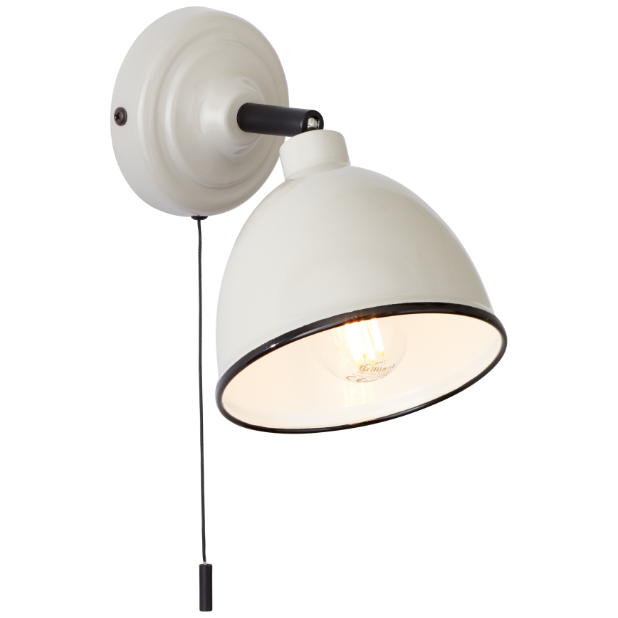 Brilliant - Σποτ τοίχου TELIO 1xE14/28W/230V γκρι