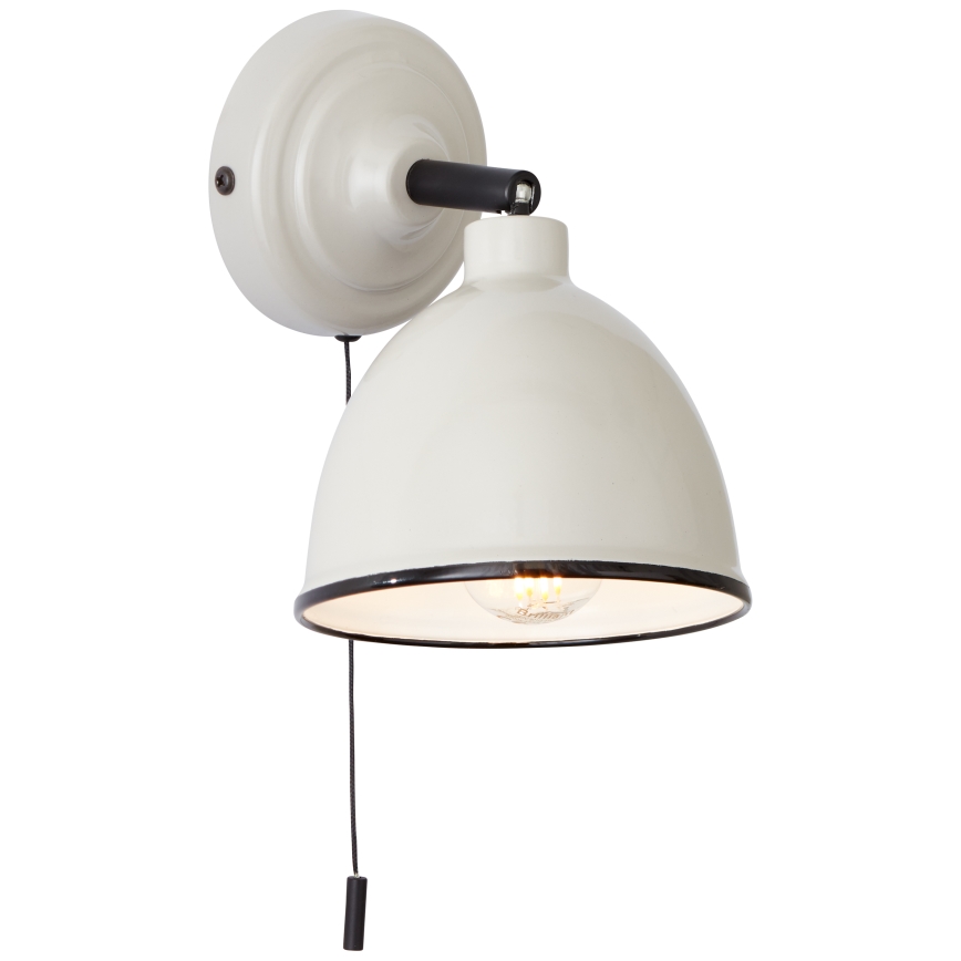 Brilliant - Σποτ τοίχου TELIO 1xE14/28W/230V γκρι