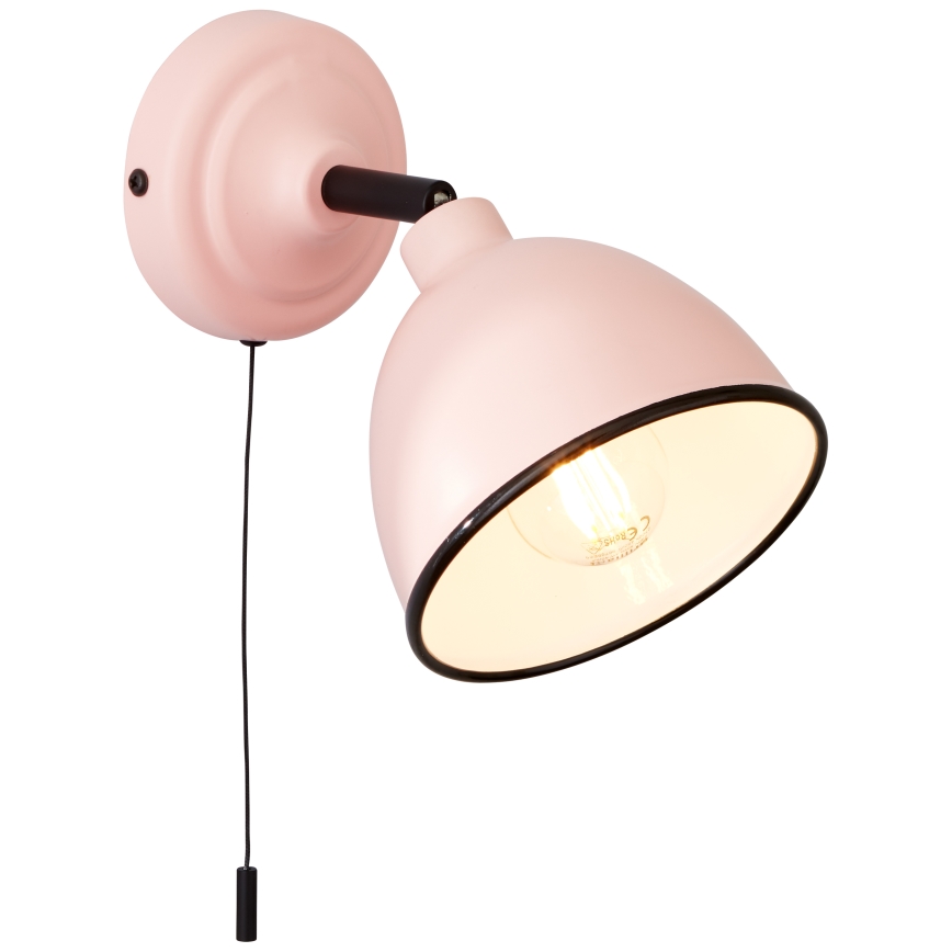 Brilliant - Σποτ τοίχου TELIO 1xE14/28W/230V ροζ