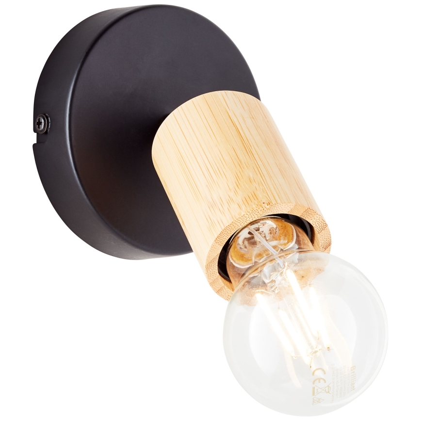 Brilliant - Σποτ τοίχου TIFFANY 1xE27/28W/230V μπαμπού
