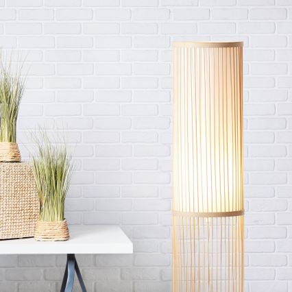 Brilliant - Φωτιστικό δαπέδου NORI 1xE27/40W/230V μπαμπού