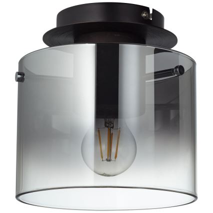 Brilliant - Φωτιστικό οροφής BETH 1xE27/60W/230V μαύρο/καπνιστό