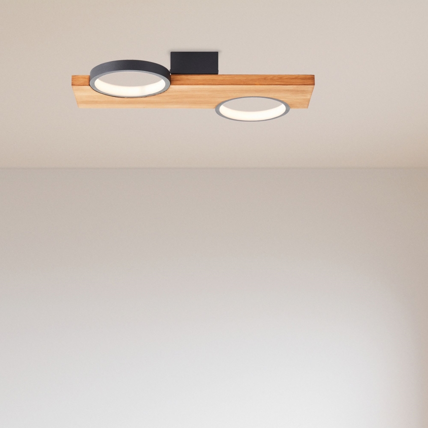 Brilliant - Φωτιστικό οροφής LED CHEESY LED/14W/230V πεύκο - FSC πιστοποιημένο