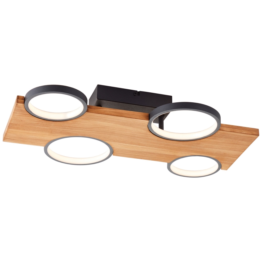 Brilliant - Φωτιστικό οροφής LED CHEESY LED/28W/230V πεύκο - FSC πιστοποιημένο