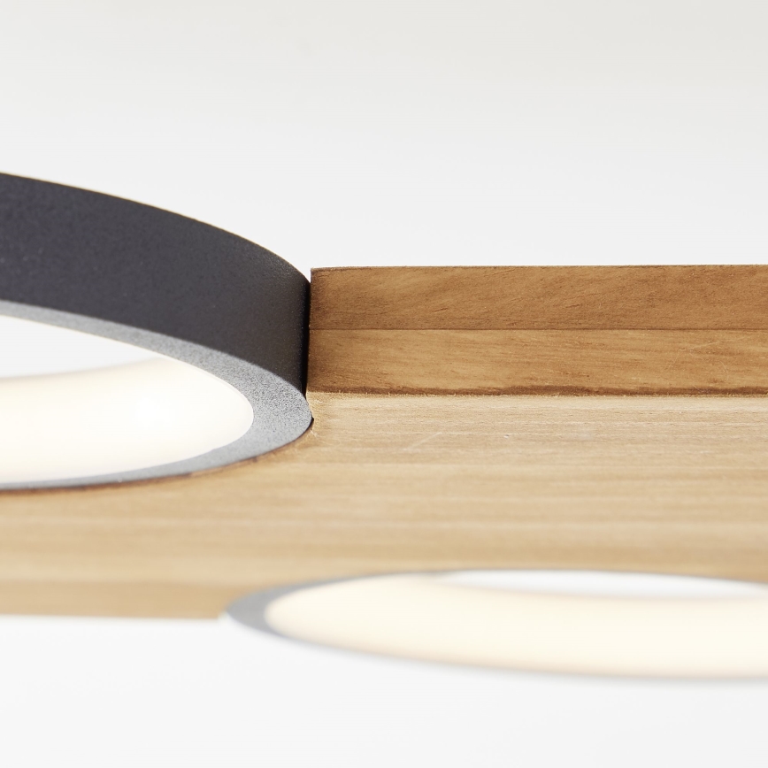 Brilliant - Φωτιστικό οροφής LED CHEESY LED/28W/230V πεύκο - FSC πιστοποιημένο