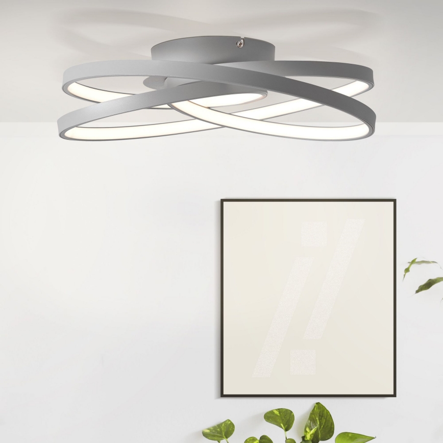 Brilliant - Φωτιστικό οροφής LED LABYRINTH LED/40W/230V διάμετρος 39,5 cm γκρι