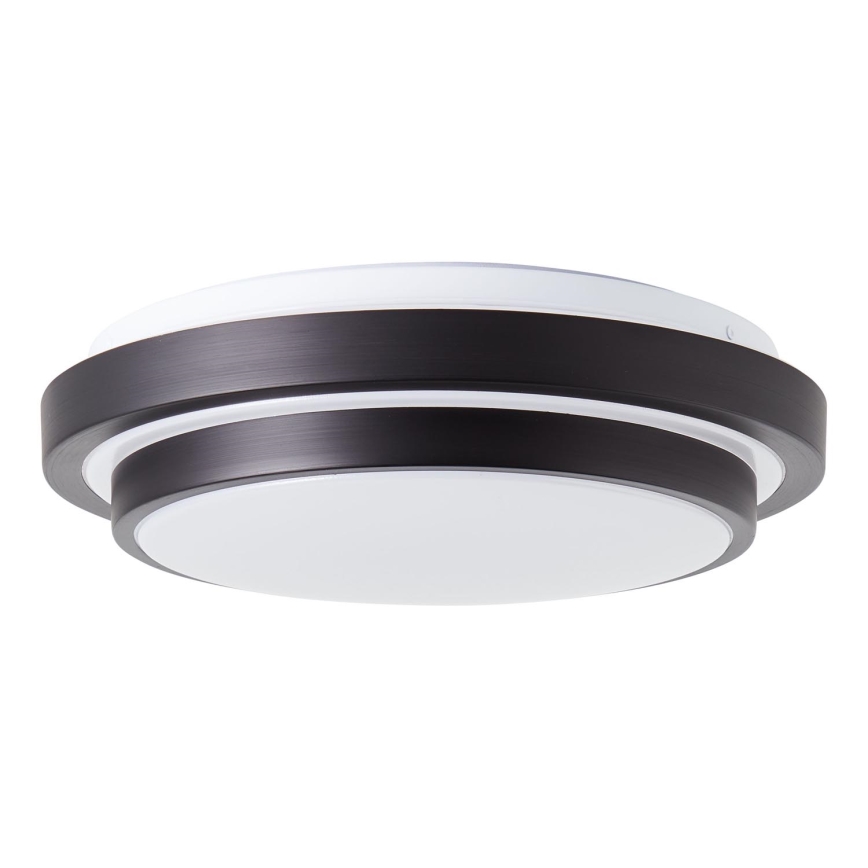 Brilliant - Φωτιστικό οροφής LED MALMÖ LED/12W/230V 3000K διάμετρος 34,5 cm μαύρο