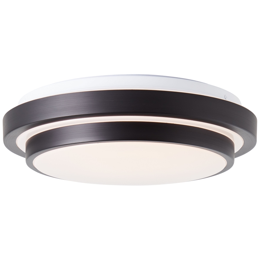 Brilliant - Φωτιστικό οροφής LED MALMÖ LED/12W/230V 3000K διάμετρος 34,5 cm μαύρο
