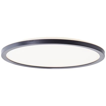 Brilliant - Φωτιστικό οροφής LED MILTON, 18 W, 230 V, διάμ. 29,3 εκ., μαύρο
