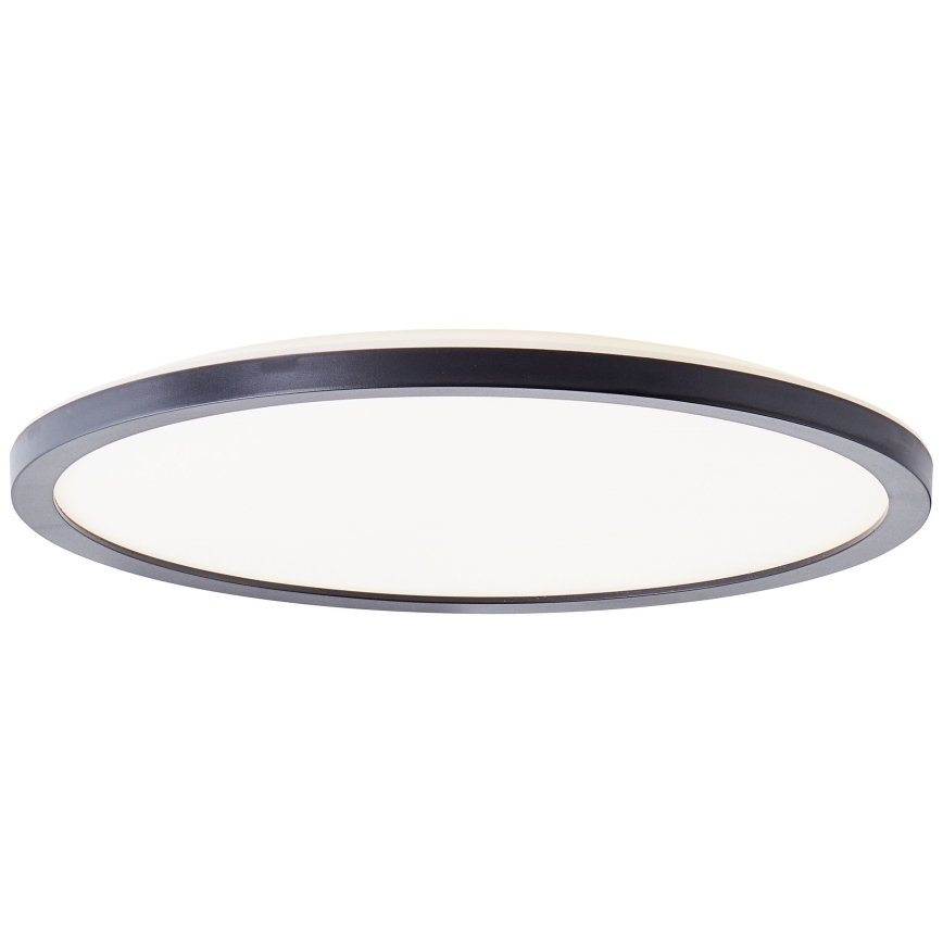 Brilliant - Φωτιστικό οροφής LED MILTON, 18 W, 230 V, διάμ. 29,3 εκ., μαύρο