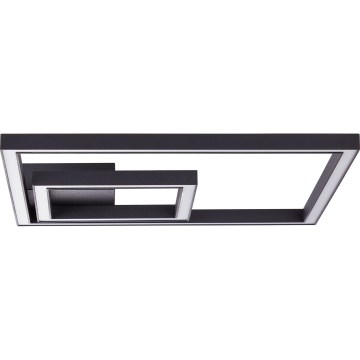 Brilliant - Φωτιστικό οροφής LED QUON LED/24W/230V 3000K 40x40 cm μαύρο