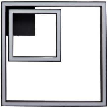 Brilliant - Φωτιστικό οροφής LED QUON LED/24W/230V 3000K 40x40 cm μαύρο