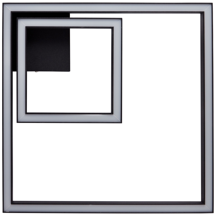 Brilliant - Φωτιστικό οροφής LED QUON LED/24W/230V 3000K 40x40 cm μαύρο