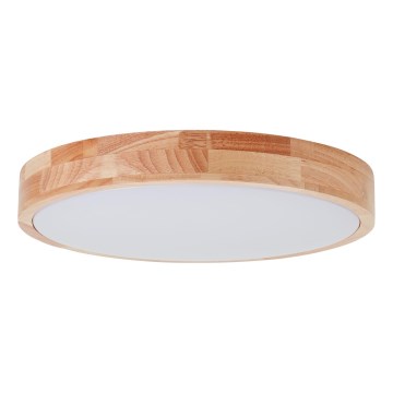 Brilliant - Φωτιστικό οροφής LED SLIMLINE LED/22W/230V διάμ. 39 cm καουτσουκόξυλο