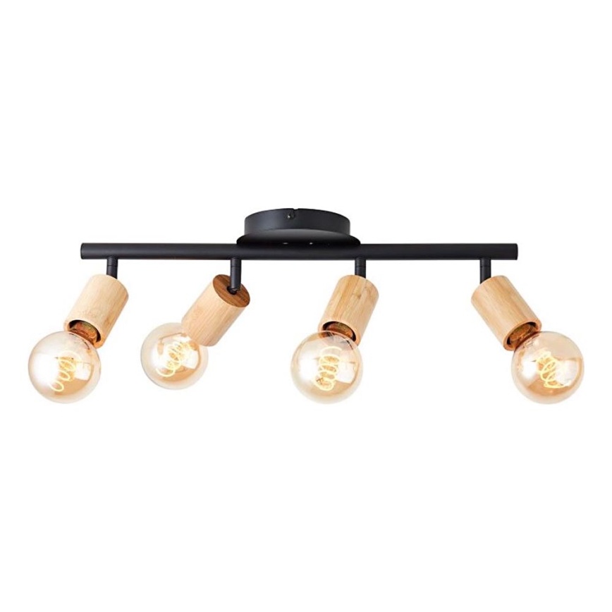 Brilliant - Φωτιστικό σποτ TIFFANY 4xE27/28W/230V μπαμπού
