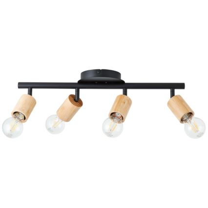 Brilliant - Φωτιστικό σποτ TIFFANY 4xE27/28W/230V μπαμπού