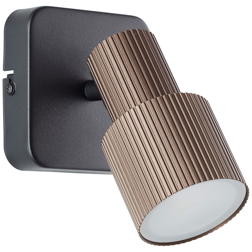 Brilliant - Φωτιστικό σποτ τοίχου LED CADIZ 1xGU10/5W/230V μπρονζέ