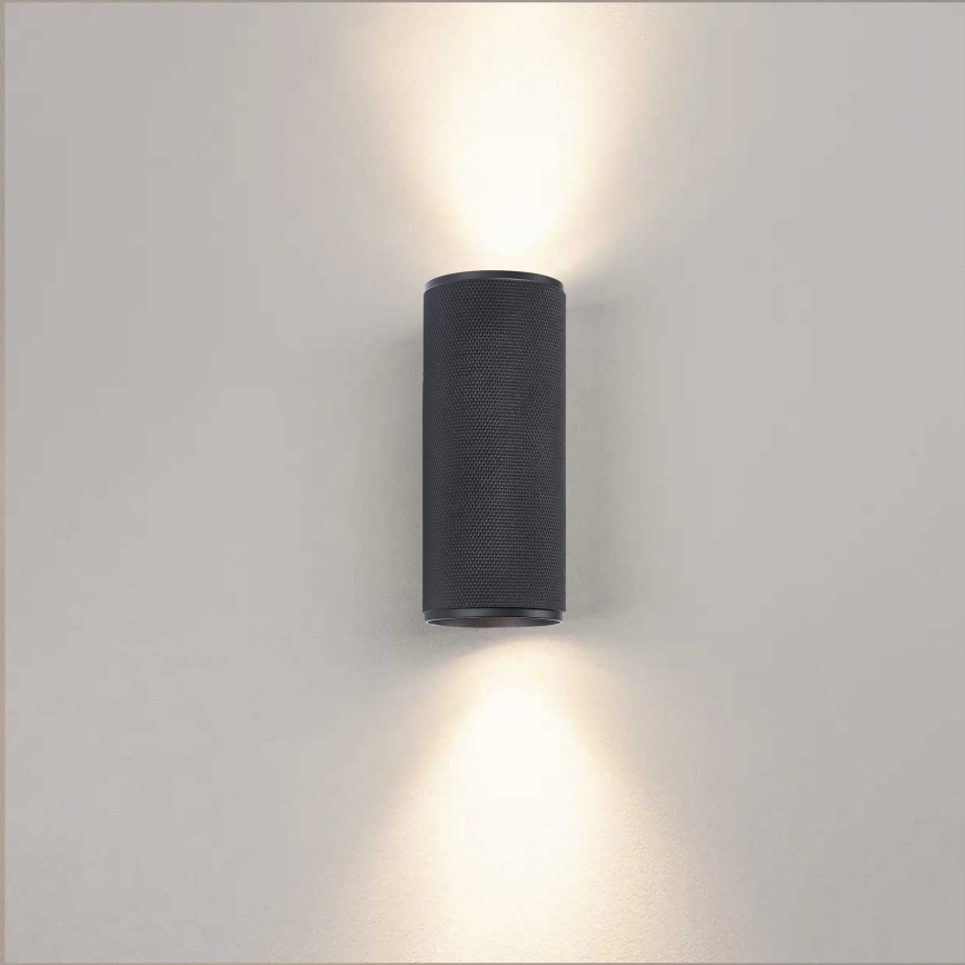 Brilliant - Φωτιστικό τοίχου LED MARTY 2xGU10/5W/230V μαύρο