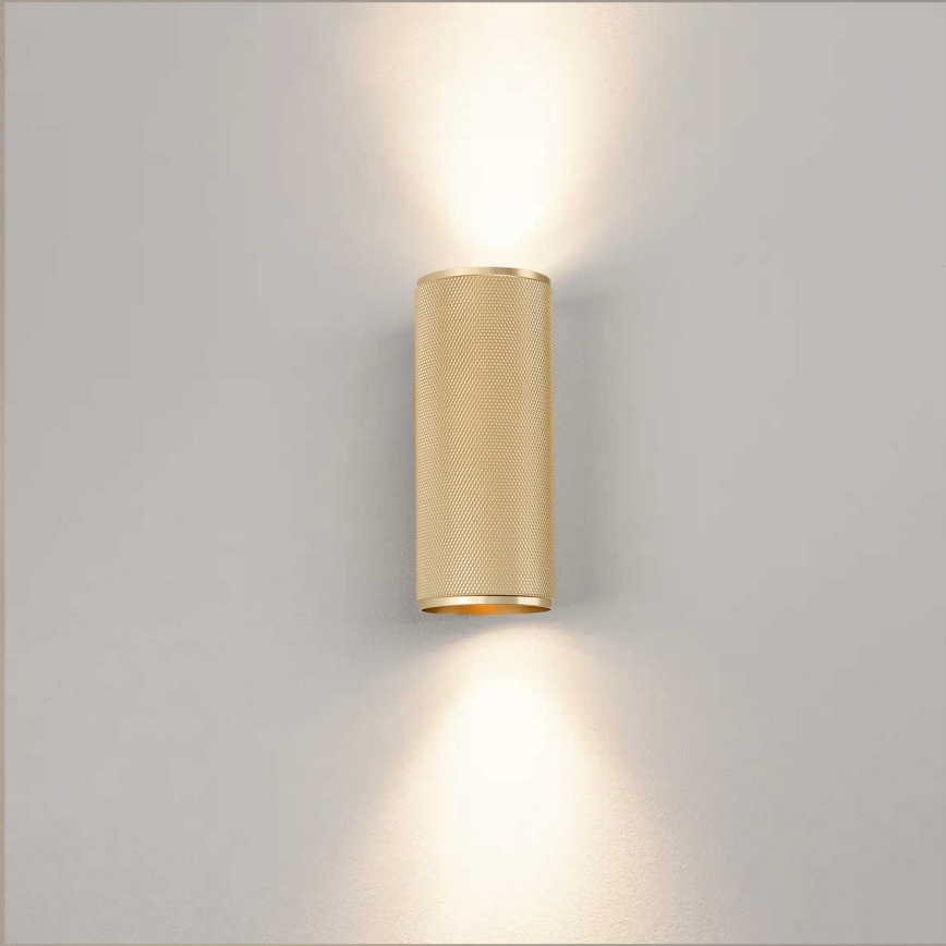 Brilliant - Φωτιστικό τοίχου LED MARTY 2xGU10/5W/230V χρυσό