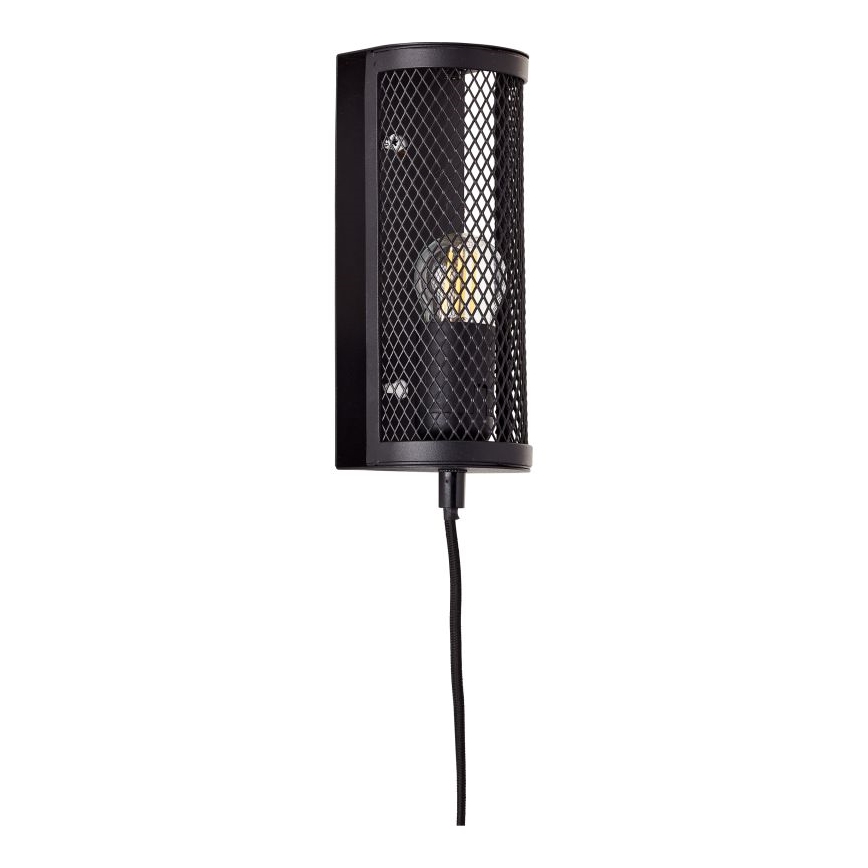 Brilliant - Φωτιστικό τοίχου MAZE 1xE27/40W/230V μαύρο