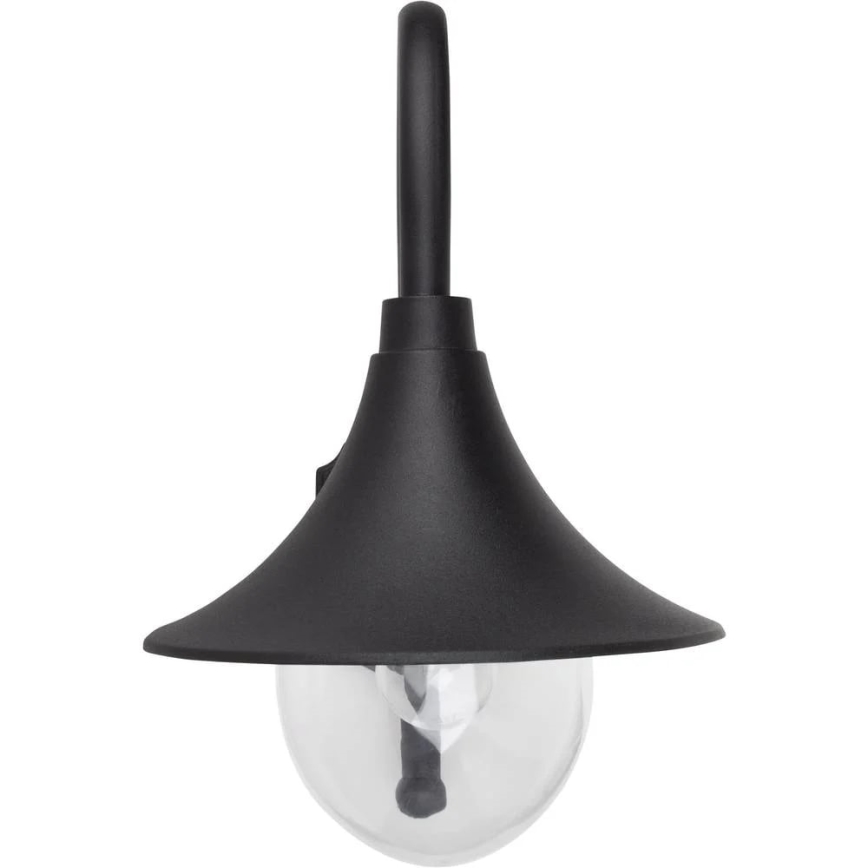Brilliant - Φωτιστικό τοίχου εξωτερικού χώρου BERNA 1xE27/60W/230V IP44 μαύρο