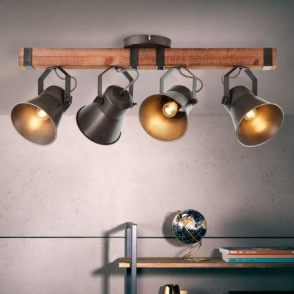 Brilliant - Φωτιστικό σποτ DECCA 4xE27/10W/230V