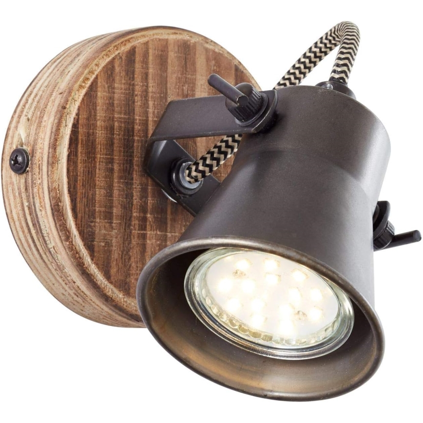 Brilliant - Προβολέας τοίχου DORISA 1xGU10/5W/230V