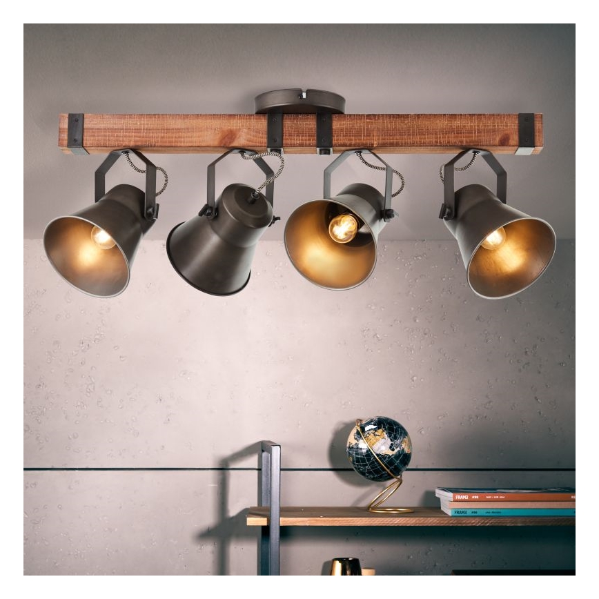 Brilliant - Φωτιστικό σποτ DECCA 4xE27/10W/230V