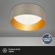 Brilo 3482-011 - Φωτιστικό οροφής LED MAILA STARRY LED/12W/230V καφέ/χρυσαφί