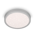 Brilo 3649-014 - Φωτιστικό οροφής μπάνιου LED RUNA LED/18,5W/230V IP44 ασήμι