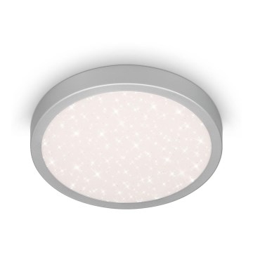 Brilo 3649-014 - Φωτιστικό οροφής μπάνιου LED RUNA LED/18,5W/230V IP44 ασήμι