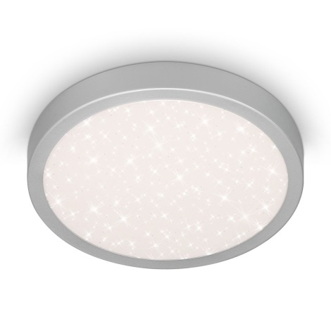 Brilo 3649-014 - Φωτιστικό οροφής μπάνιου LED RUNA LED/18,5W/230V IP44 ασήμι
