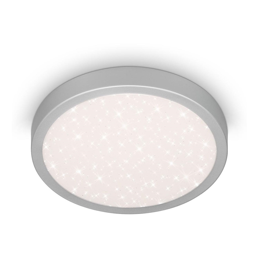 Brilo 3649-014 - Φωτιστικό οροφής μπάνιου LED RUNA LED/18,5W/230V IP44 ασήμι