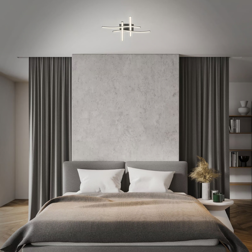 Brilo 3677-045 - Φωτιστικό οροφής LED/14,4W/230V μαύρο