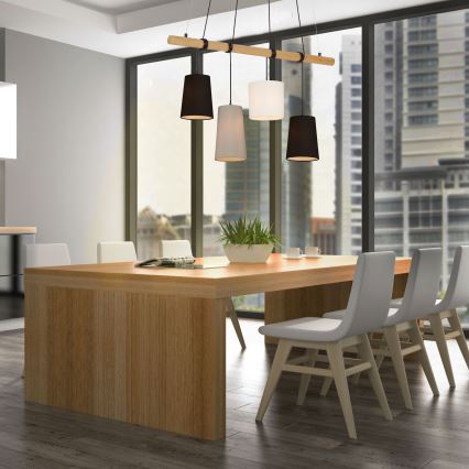 Brilo 4021-045 -Κρεμαστό φωτιστικό οροφής BAR 4xE14/25W/230V