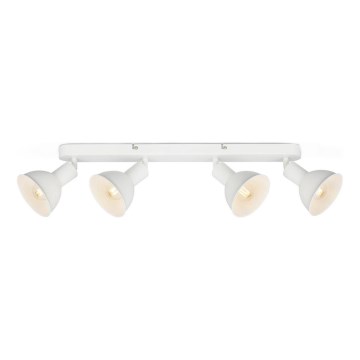 Brilo - Φωτιστικό σποτ RETRO 4xE14/25W/230V λευκό