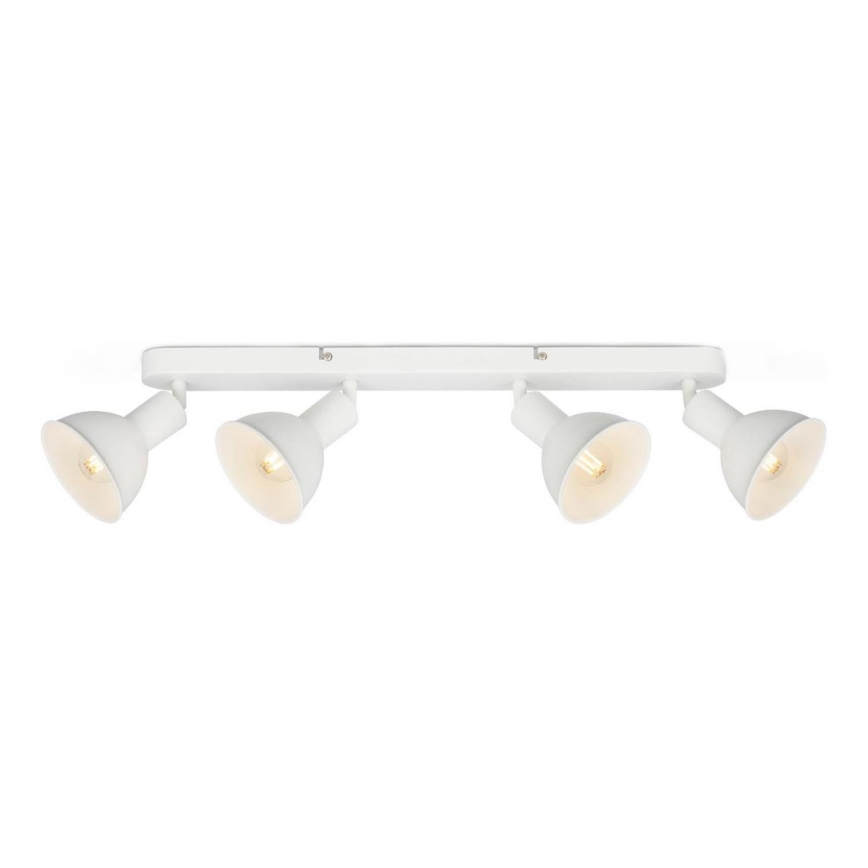 Brilo - Φωτιστικό σποτ RETRO 4xE14/25W/230V λευκό