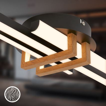 Brilo - Φωτιστικό οροφής LED TINKA LED/21W/230V 3000K μαύρο