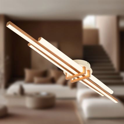 Brilo - Φωτιστικό οροφής LED TINKA LED/30W/230V 3000K χάλκινο